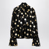 Dolce & Gabbana Dolce&Gabbana Silk organza lamé polka dot blouse