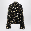 Dolce & Gabbana Dolce&Gabbana Silk organza lamé polka dot blouse