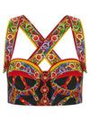 Dolce & Gabbana Carretto Bustier Top