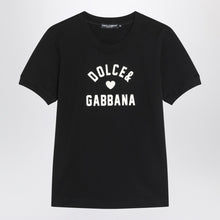  Dolce & Gabbana Dolce&Gabbana Black cotton logo T-shirt