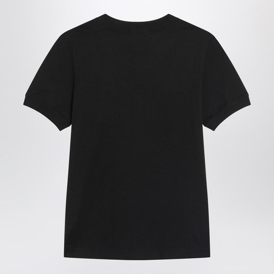 Dolce & Gabbana Dolce&Gabbana Black cotton logo T-shirt