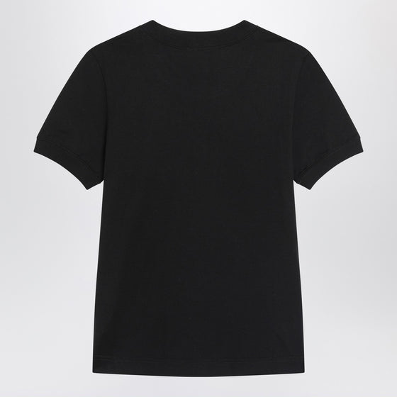 Dolce & Gabbana Dolce&Gabbana Black cotton logo T-shirt