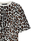 Dolce & Gabbana Animal Print Logo Plaque T-shirt