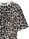 Dolce & Gabbana Animal Print Logo Plaque T-shirt