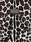Dolce & Gabbana Animal Print Logo Plaque T-shirt