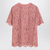 Dolce & Gabbana Dolce&Gabbana Pink lace T-shirt