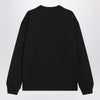 Dolce & Gabbana Dolce&Gabbana Black cotton sweatshirt with logo patch