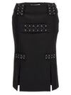 Alessandra Rich Lace-up Skirt