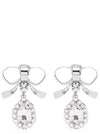 Alessandra Rich Metal Bow Earrings