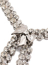 Alessandra Rich Bow Crystals Necklace