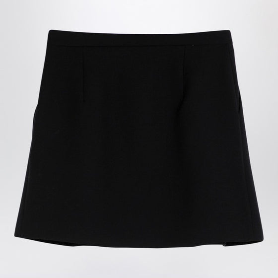 Alessandra Rich Mini wrap skirt in pied de poule
