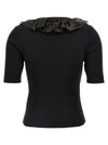 Alessandra Rich Ruffle T-shirt