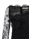 Alessandra Rich Draped Dress.