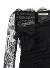 Alessandra Rich Draped Dress.