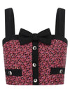 Alessandra Rich Tweed Top