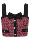 Alessandra Rich Tweed Top