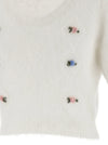 Alessandra Rich Carded Mohair Sweater