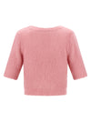 Alessandra Rich Carded Mohair Sweater
