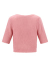 Alessandra Rich Carded Mohair Sweater
