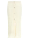 Alessandra Rich Carded Mohair Skirt