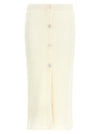 Alessandra Rich Carded Mohair Skirt