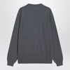 Loro Piana Grey mélange cashmere sweater
