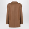 Max Mara Tan double-breasted wool blazer