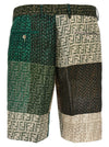 Fendi Patchwork Bermuda Shorts