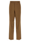 Fendi Gabardine Wool Trousers