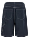 Fendi Bermuda Cargo Canvas Shorts