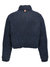 Thom Browne Herringbone Harris Tweed Reversible Down Jacket