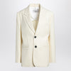 Ami Paris Butter-coloured wool jacket