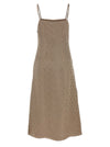 Fendi Satin Midi Dress