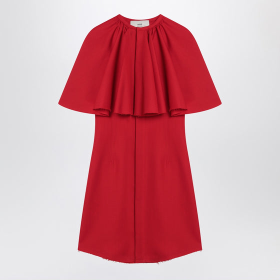 Ami Paris Mini red wool dress