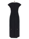 Thom Browne Polo Dress With Intarsia And Rwb Detail
