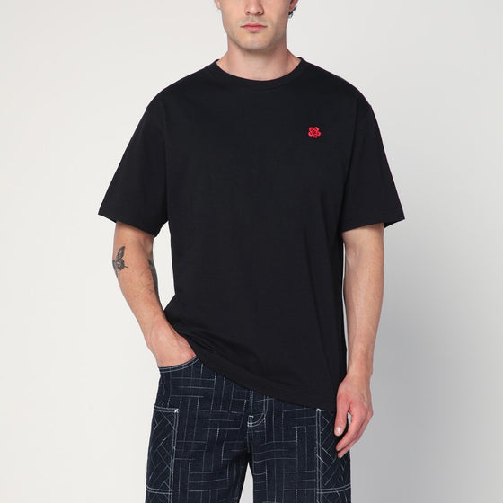 KENZO Black crew neck T-shirt in cotton
