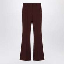  Sportmax Bordeaux wool trousers