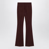 Sportmax Bordeaux wool trousers