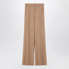 Max Mara Wide beige wool trousers