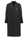 Fendi Single-breasted Cashmere Coat