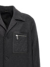 Fendi Single-breasted Cashmere Coat