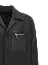 Fendi Single-breasted Cashmere Coat