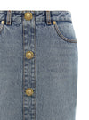 Balmain Denim Skirt