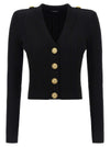Balmain Twisted Knit Cardigan