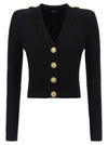 Balmain Twisted Knit Cardigan