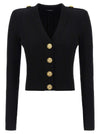 Balmain Twisted Knit Cardigan