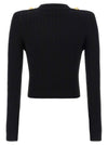 Balmain Twisted Knit Cardigan