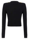 Balmain Twisted Knit Cardigan