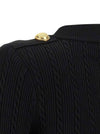 Balmain Twisted Knit Cardigan