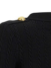 Balmain Twisted Knit Cardigan